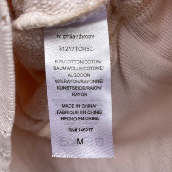 n:Philanthropy Reeves Sweatshirt Sunset Tie Dye Crewneck Pullover Beige Medium - Picture 9 of 13